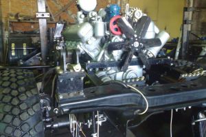  Подвеска силового агрегата ЯМЗ 
