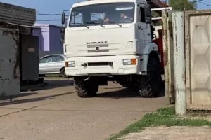  КАМАЗ восстановлен после пожара 
