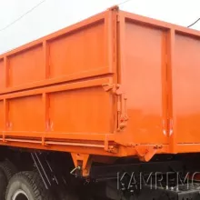 Кузов самосвальный с/х для самосвалов КамАЗ-55102 и КамАЗ 45143 с козырьком
